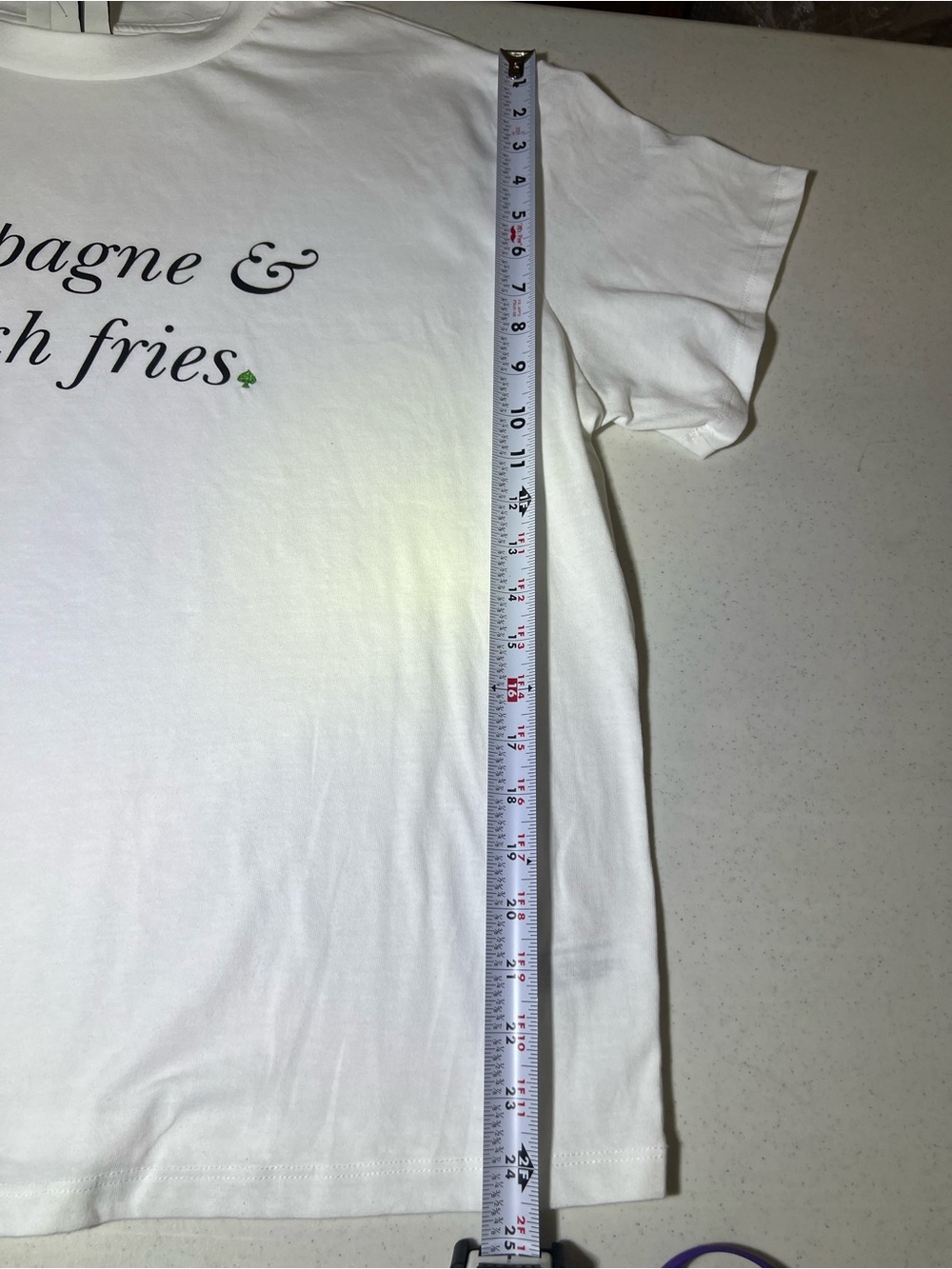 Kate Spade New York x Target Graphic Tee "champagne & french fries" NWT 2X - Picture 5 of 8